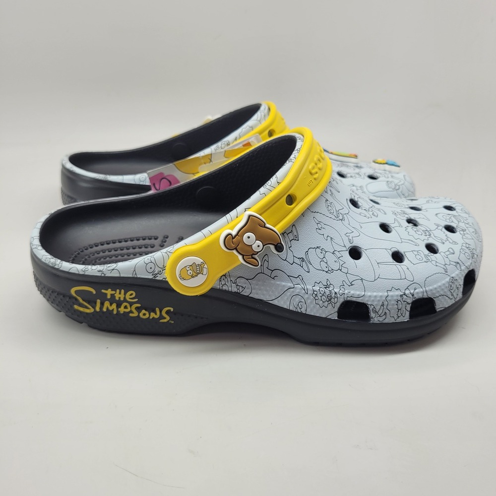 The Simpsons x Crocs Classic Clog Multi Men 7 Women 9 211106-90H - Picture 9 of 11